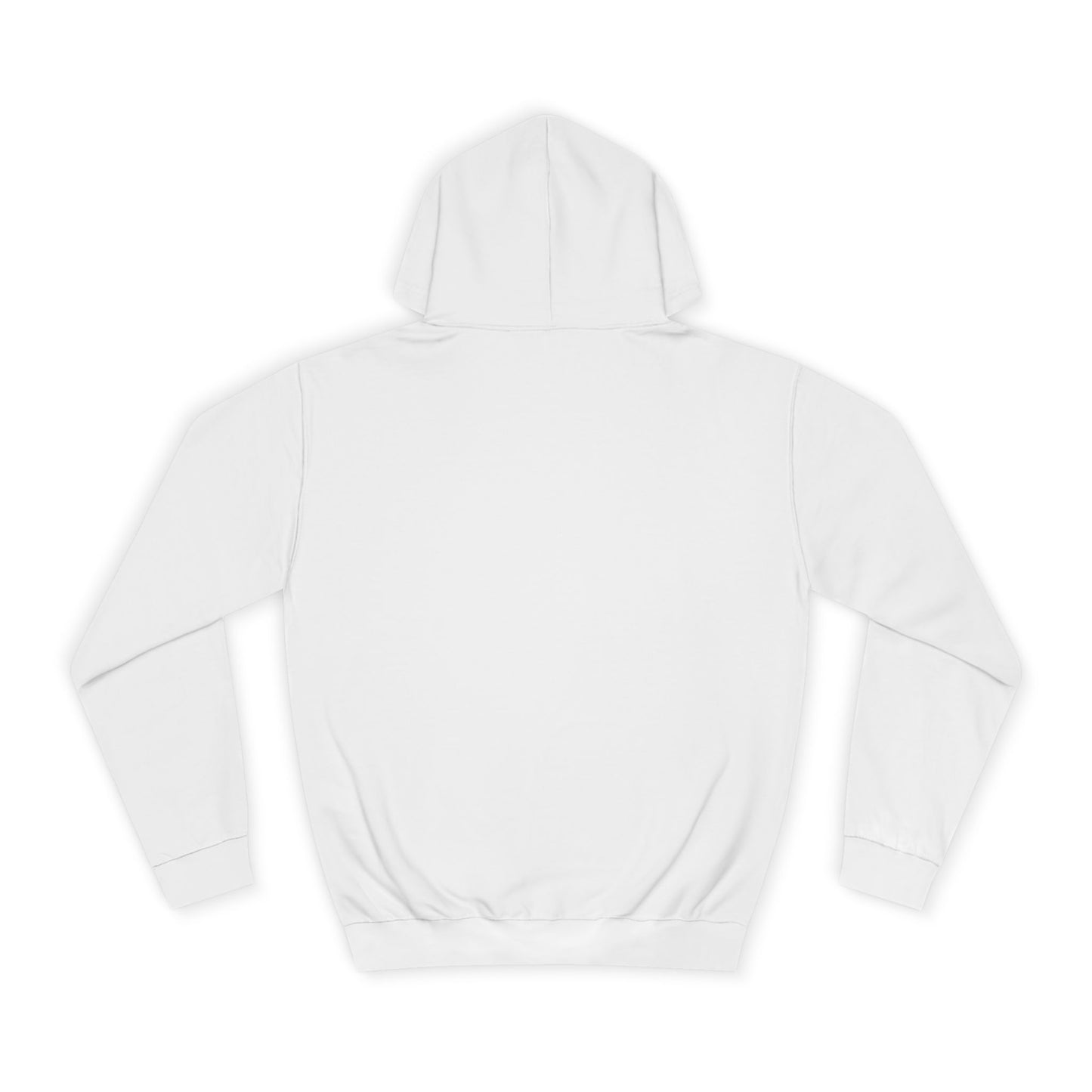 Dopeasspapi White College Hoodie – Vintage Arch Logo Pullover