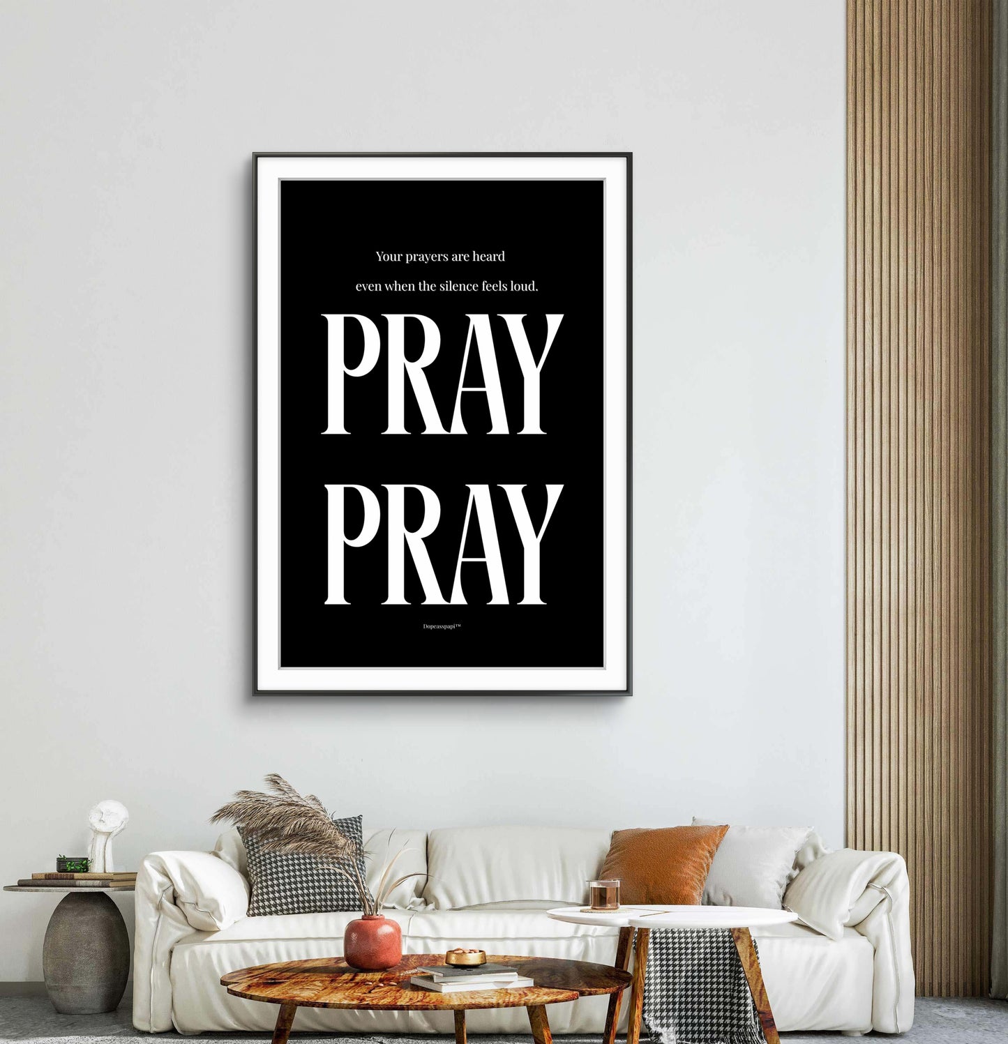 Faith • Prayer • Hope – Digital Poster Bundle (Printable Wall Art)