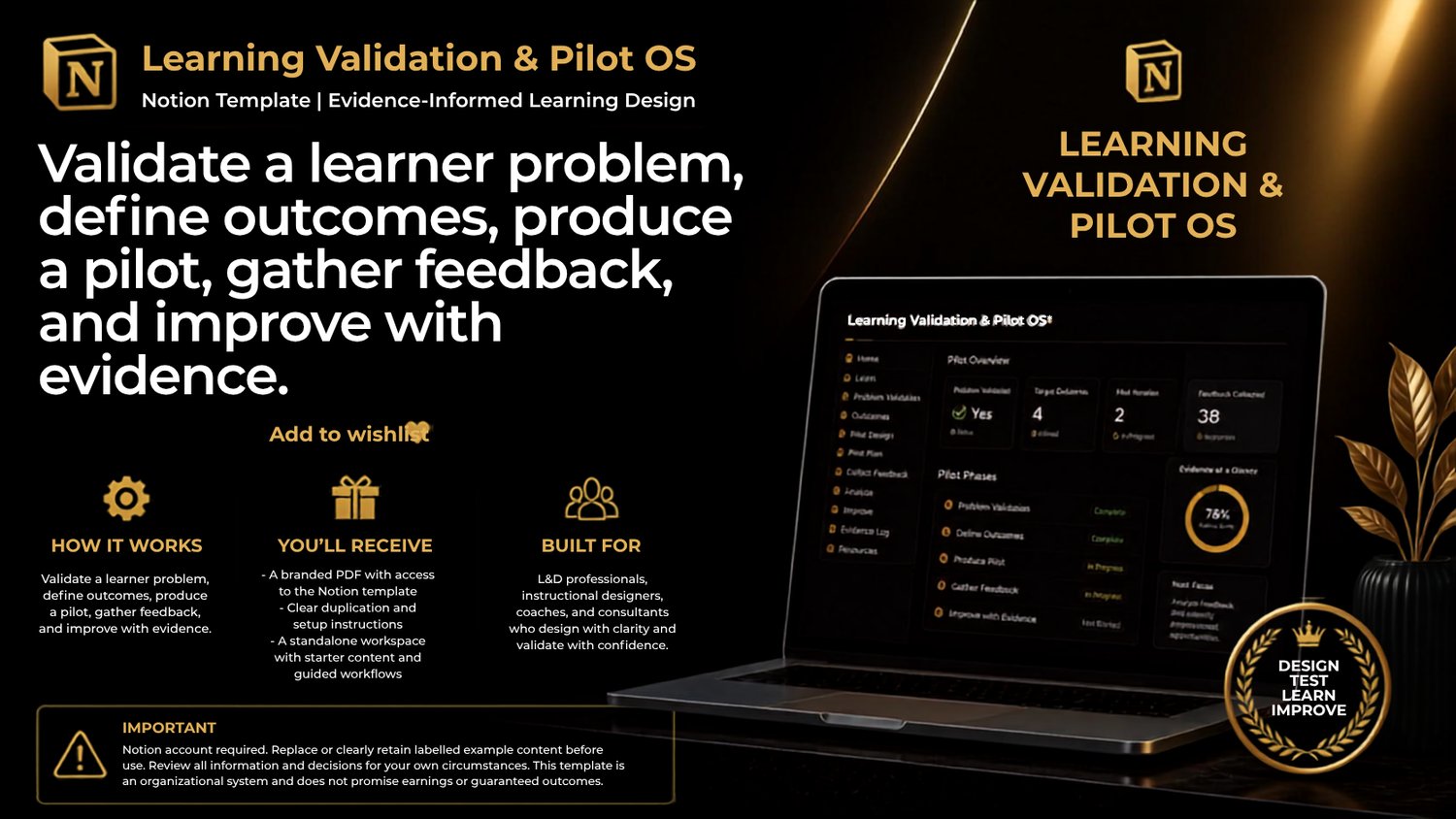 Course Creator OS premium Notion template cover